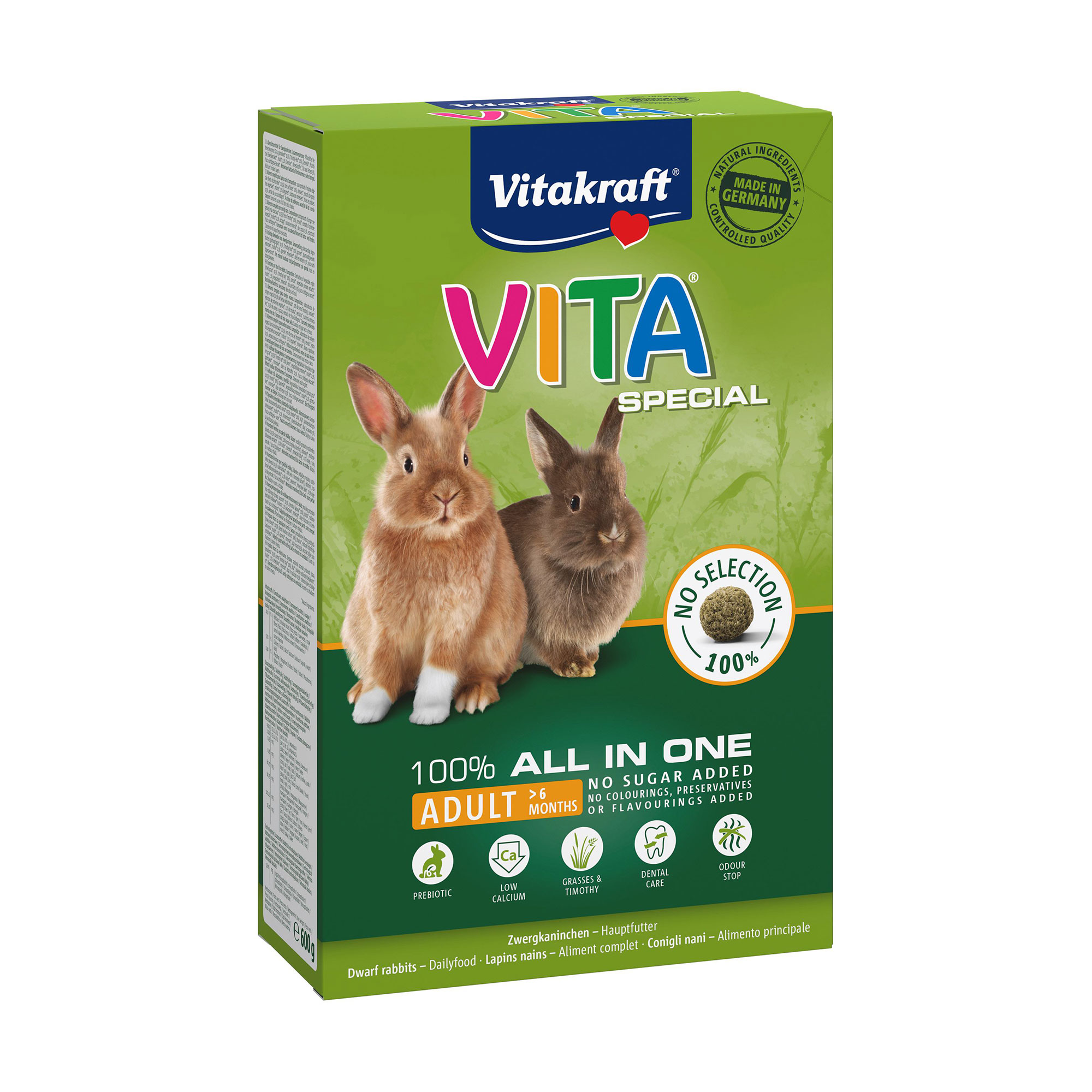 Корм для кроликів Vitakraft Vita Special, 600 г